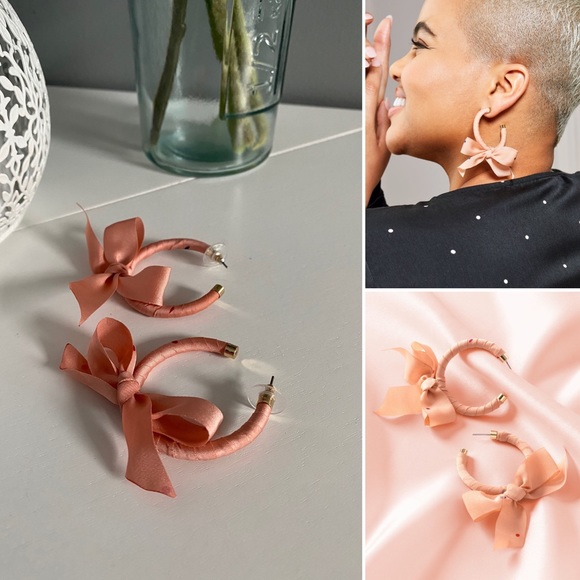 Scarf Tie Hoops by Stella & Dot - Picture 1 of 1